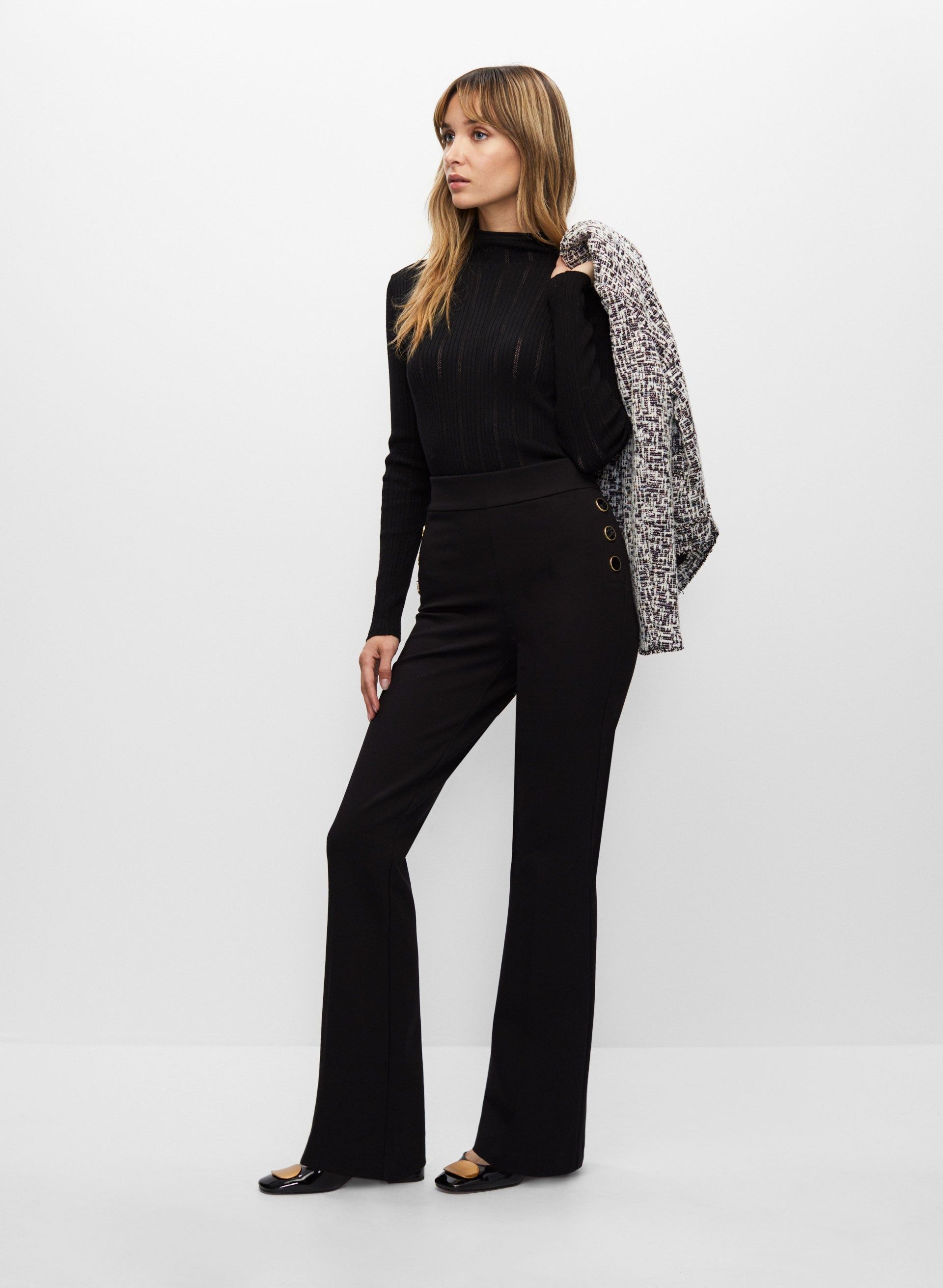 Pull-On Button Detail Pants sold by Melanie Lyne product image thumbnail 5