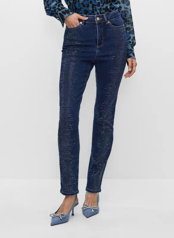 Beaded Slim Leg Jeans sold by Melanie Lyne