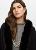 Faux Fur Trim Hooded Poncho sold by Melanie Lyne