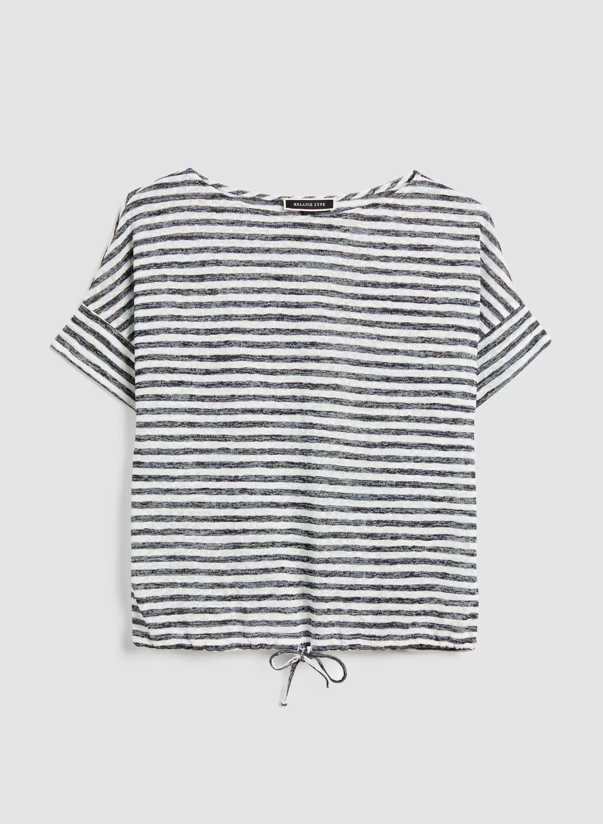 Stripe Print Short Sleeve Top sold by Melanie Lyne product image thumbnail 5