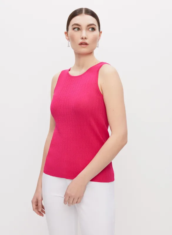 Sleeveless Pointelle Sweater sold by Melanie Lyne