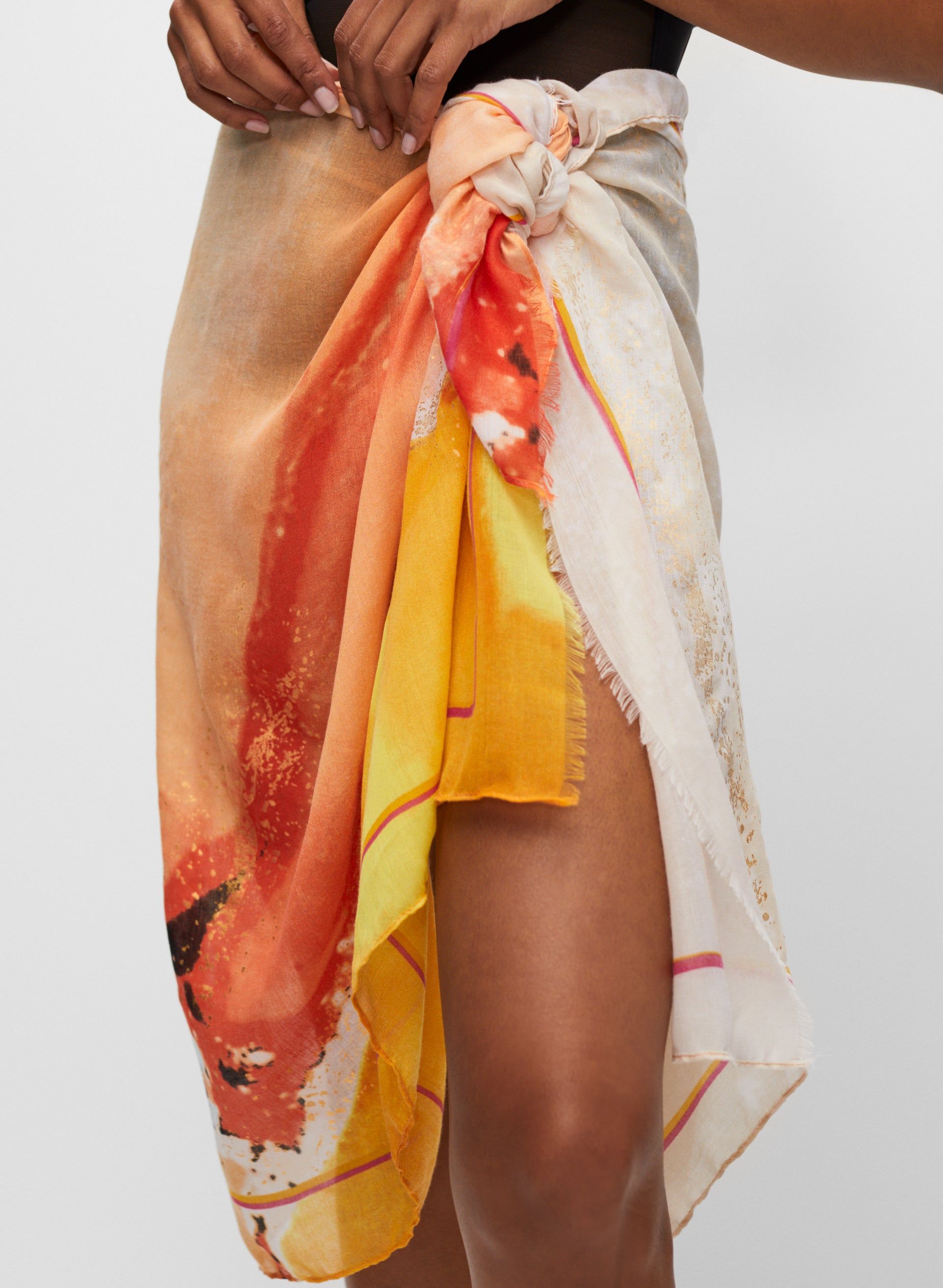 Three Tone Scarf sold by Melanie Lyne product image thumbnail 2