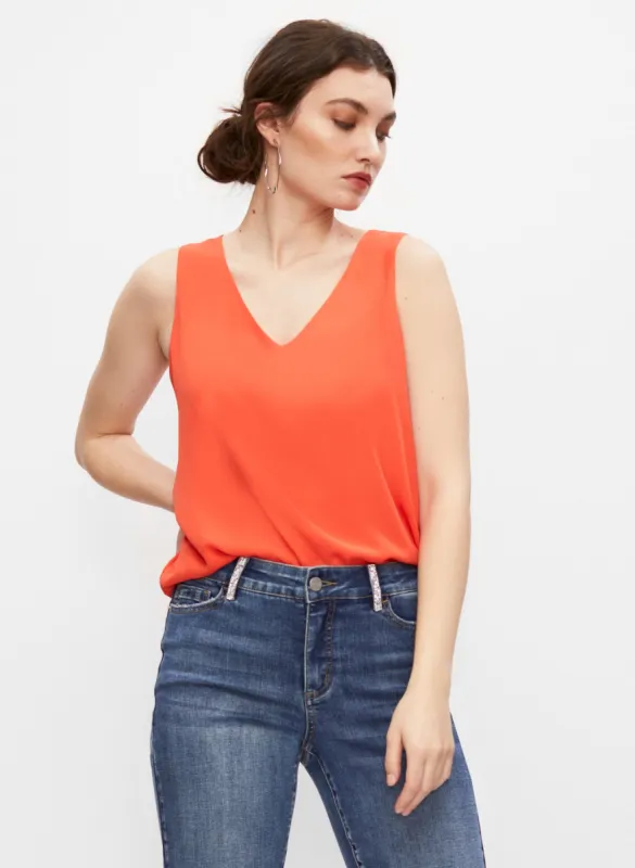 Sleeveless V-Neck Blouse sold by Melanie Lyne