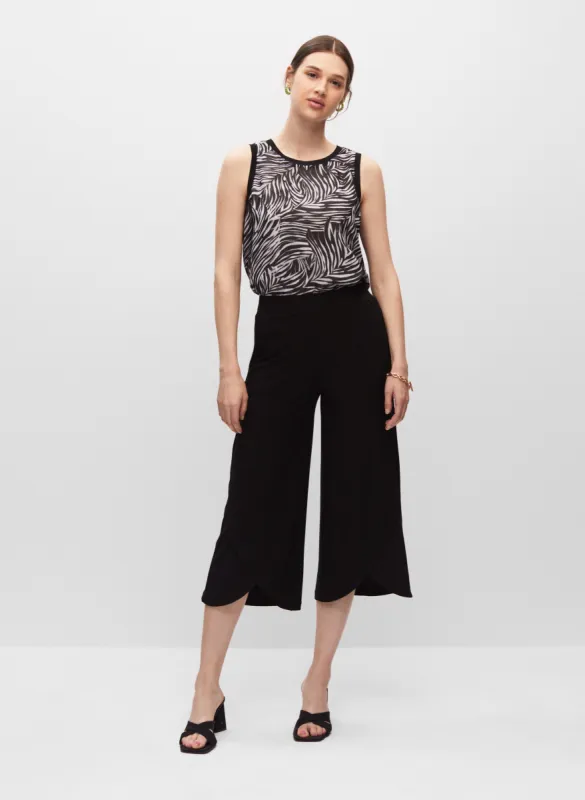 Pull-On Tulip Hem Gaucho Pants sold by Melanie Lyne
