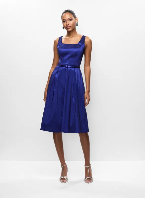 Square Neck Taffeta Dress sold by Melanie Lyne