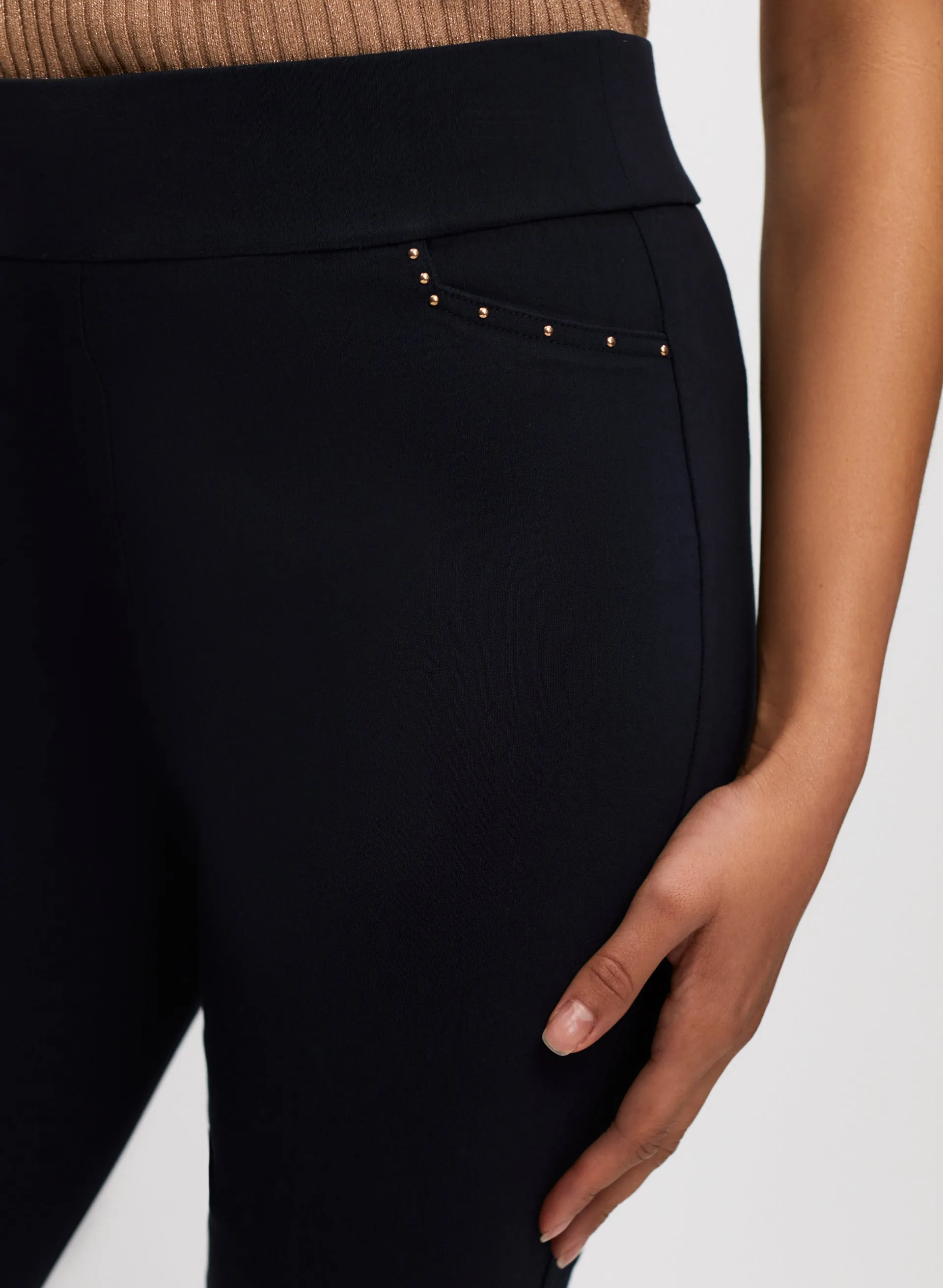 Pull-On Slim Leg Capris sold by Melanie Lyne product image thumbnail 4