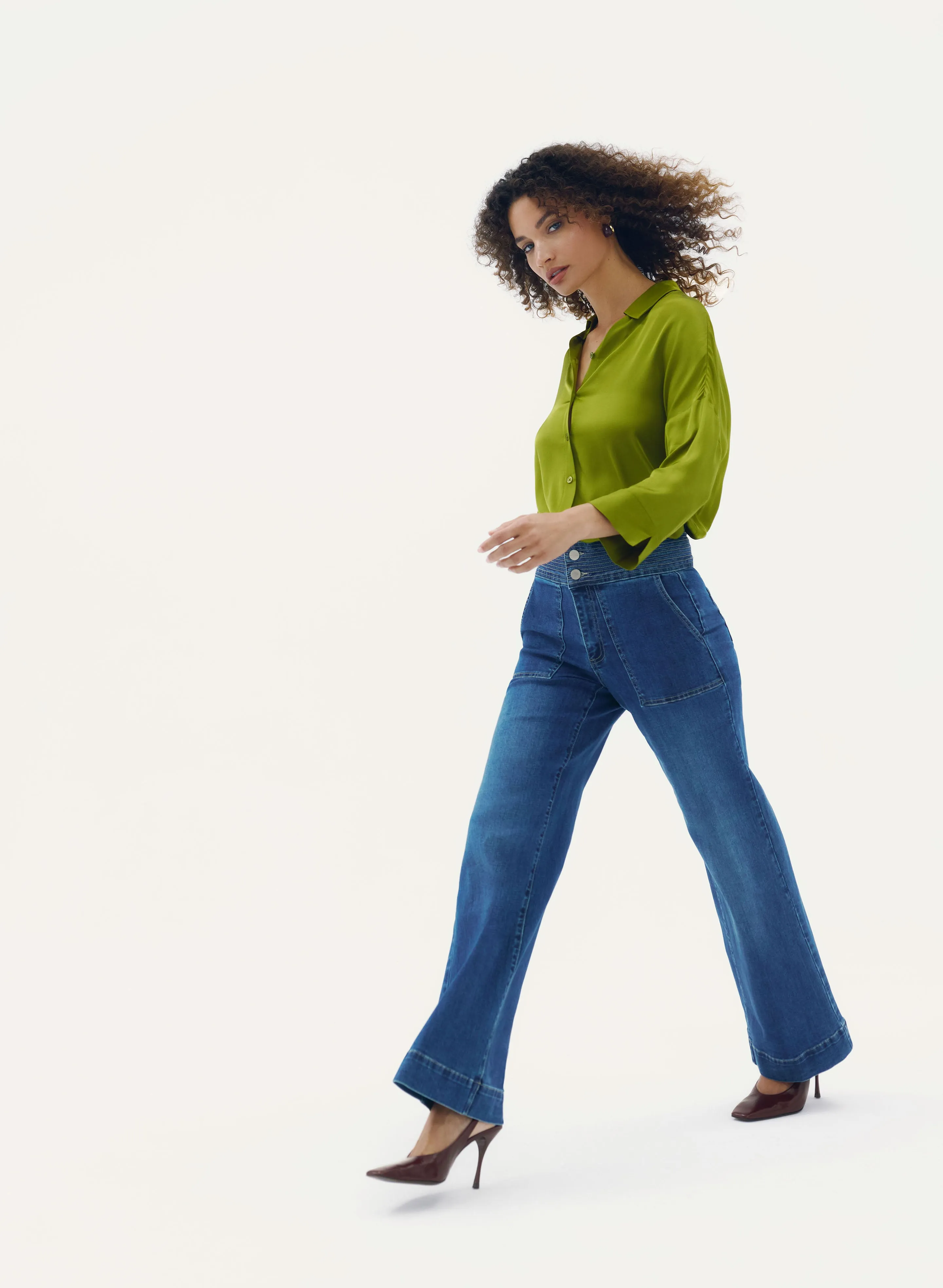 High-Waist Trouser Jeans sold by Melanie Lyne product image thumbnail 3