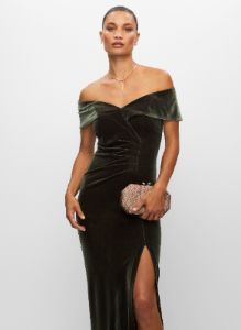 Velvet Off-the-Shoulder Dress sold by Melanie Lyne
