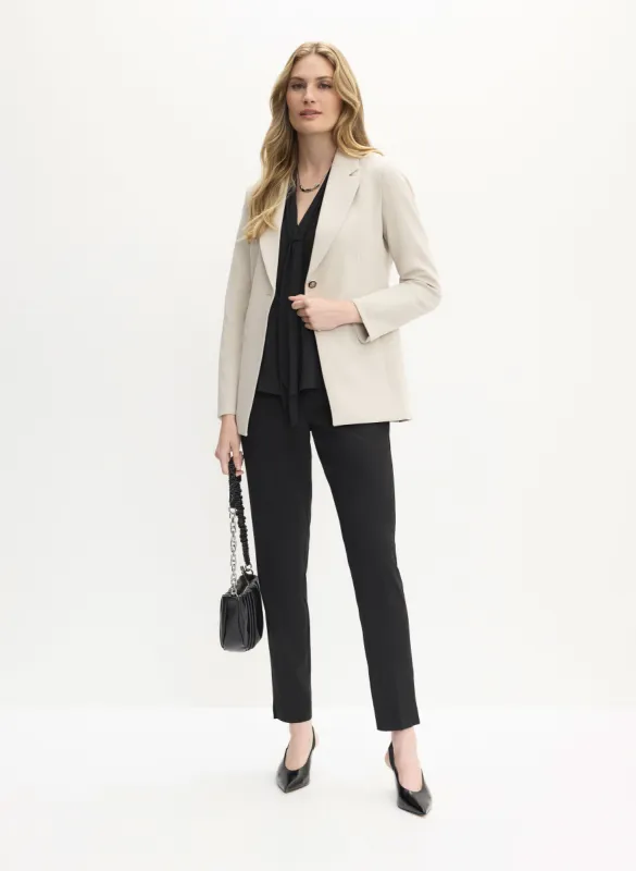 Single Button Jacket & Slim-Leg Pants sold by Melanie Lyne