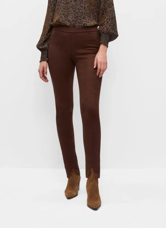 Faux Suede Pull-On Pants sold by Melanie Lyne