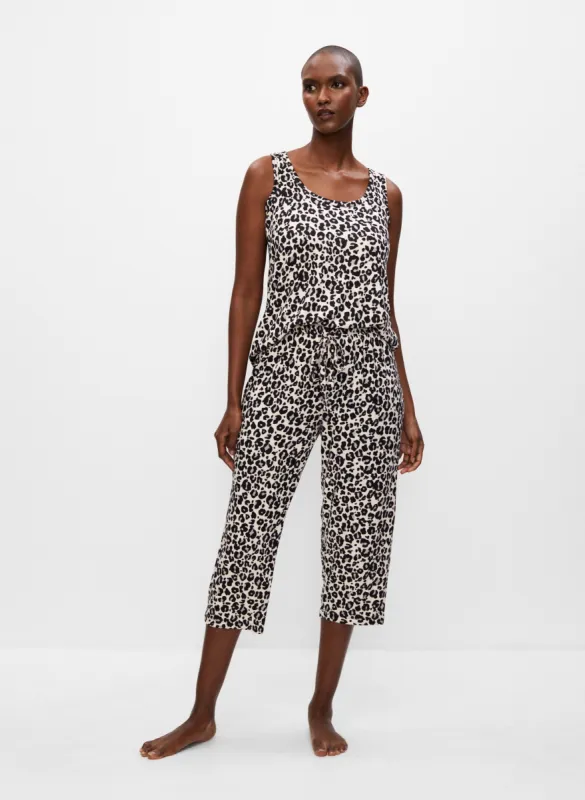Animal Print Lace Back Pyjama Set sold by Melanie Lyne