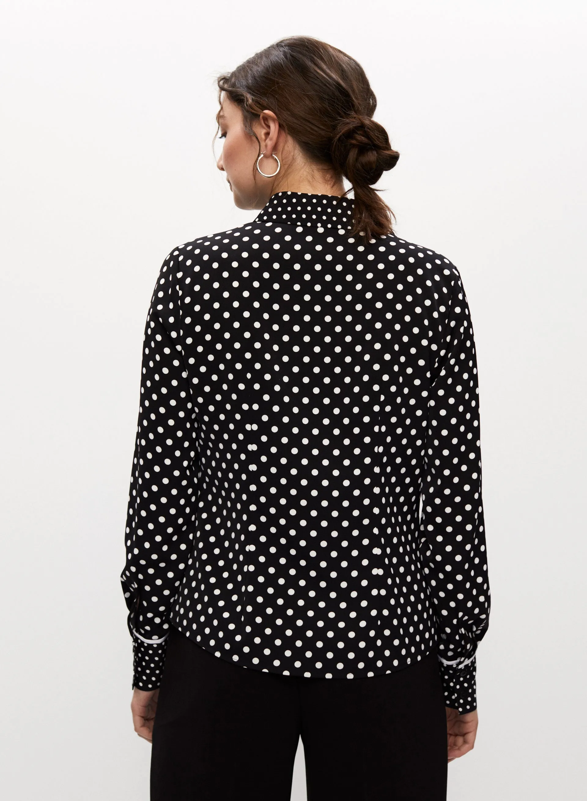 Polka Dot Print Shirt sold by Melanie Lyne product image thumbnail 4