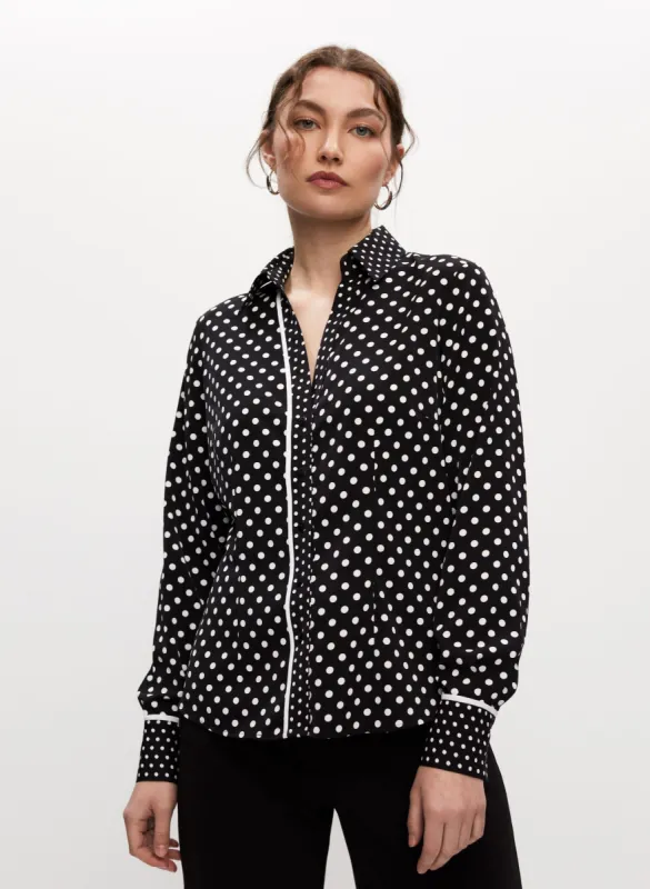 Polka Dot Print Shirt sold by Melanie Lyne