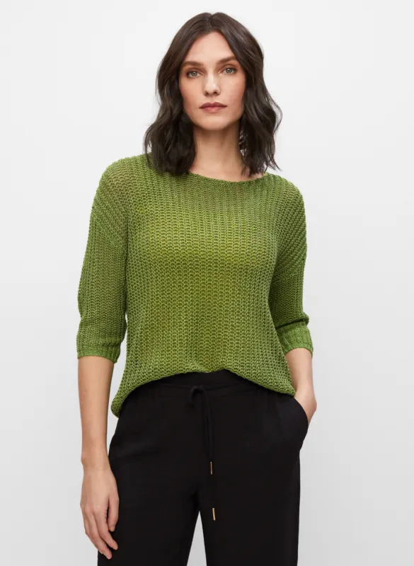 3/4 Sleeve Sweater sold by Melanie Lyne