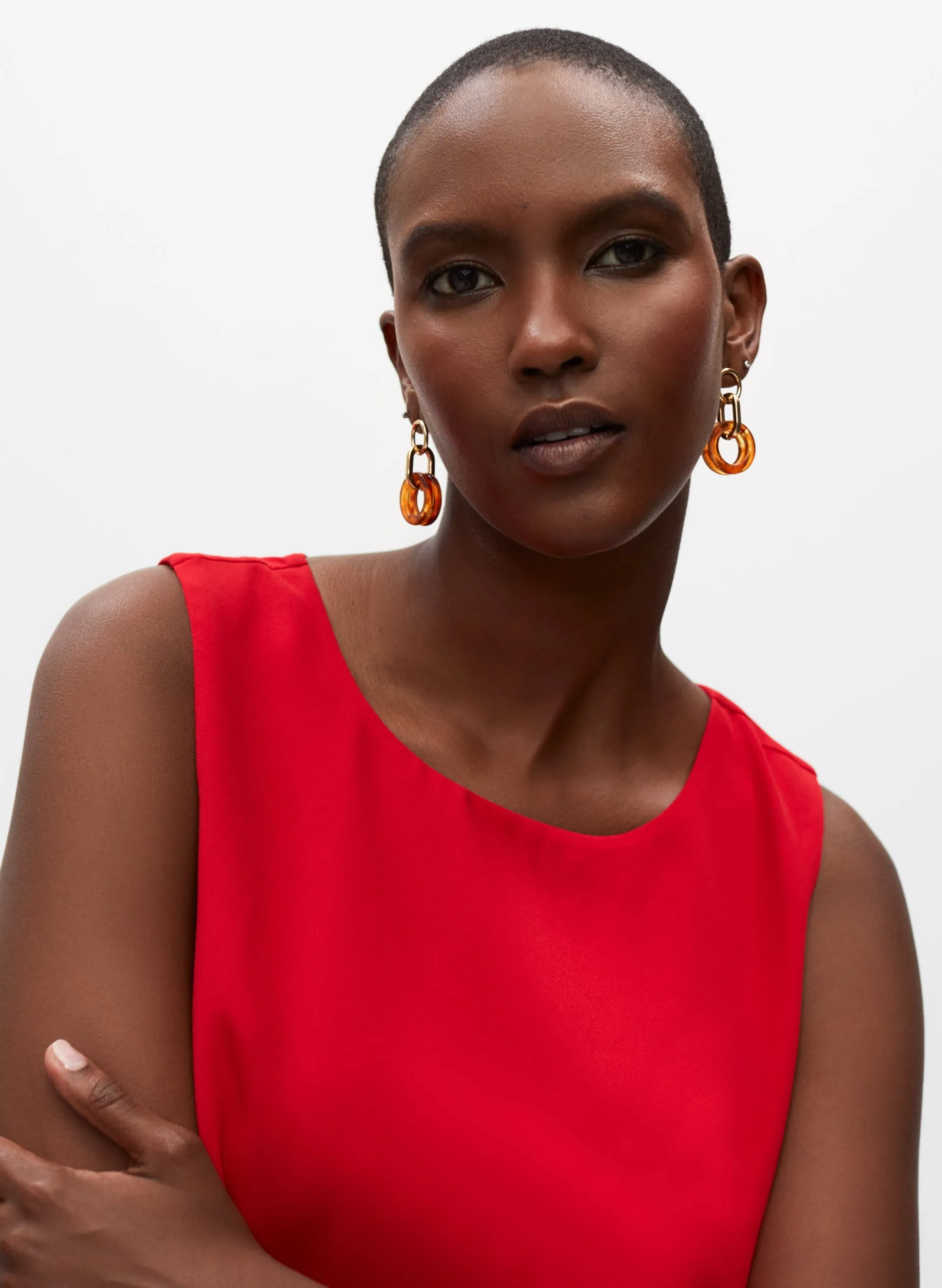 Double Layer Sleeveless Blouse sold by Melanie Lyne product image thumbnail 2