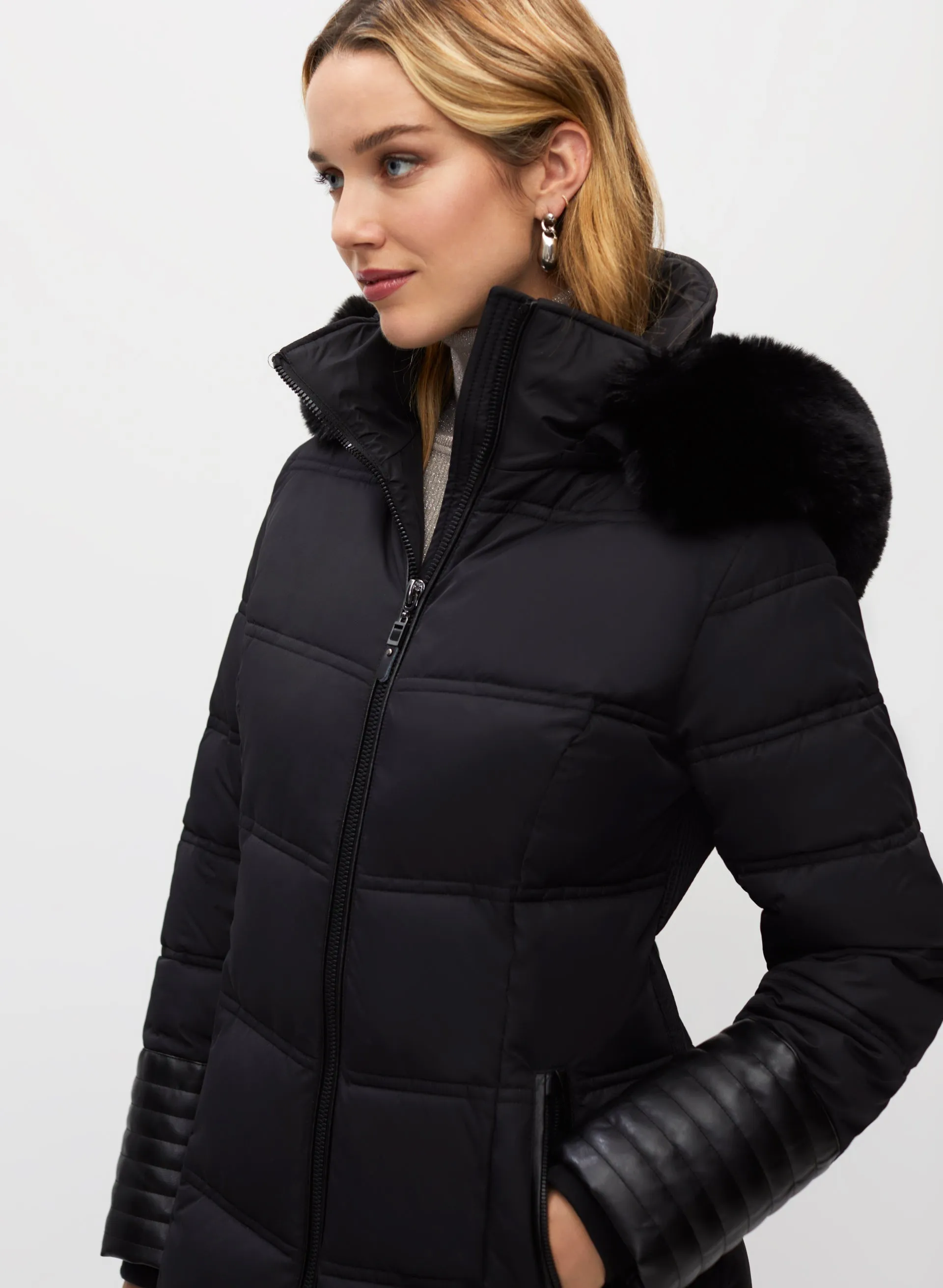 Vegan Down Quilted Coat sold by Melanie Lyne product image thumbnail 2