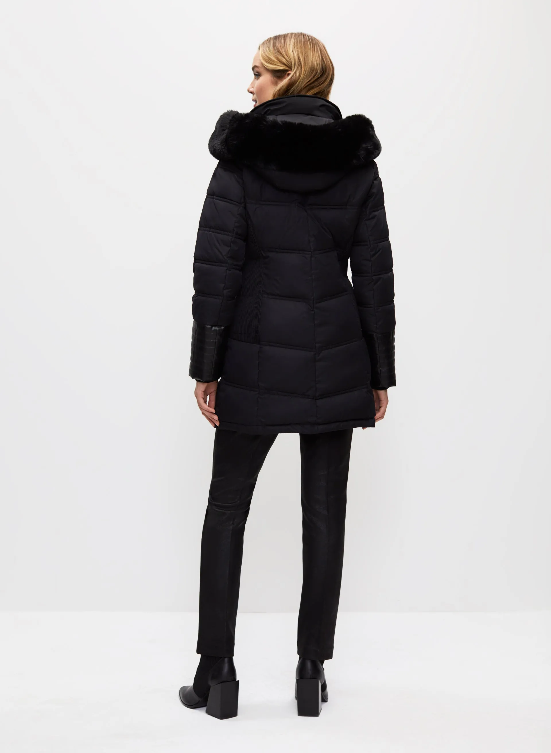 Vegan Down Quilted Coat sold by Melanie Lyne product image thumbnail 3