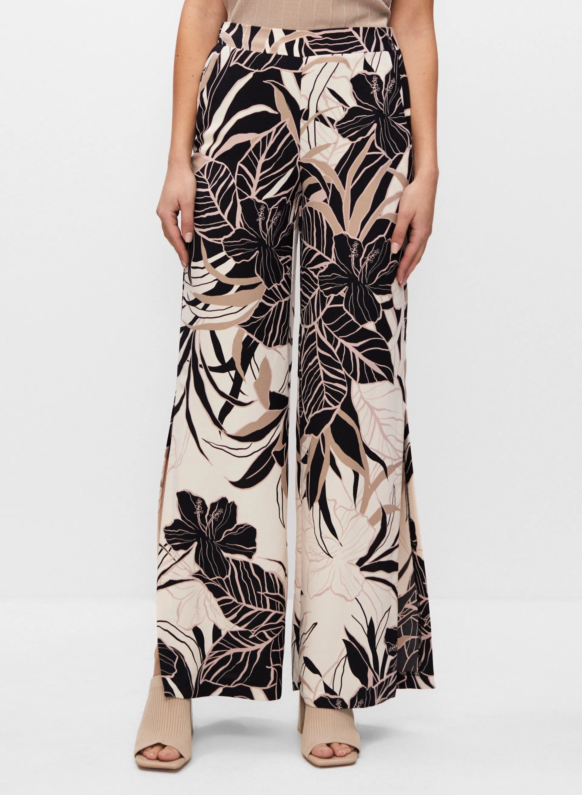 Joseph Ribkoff - Tropical Print Pull-On Pants sold by Melanie Lyne
