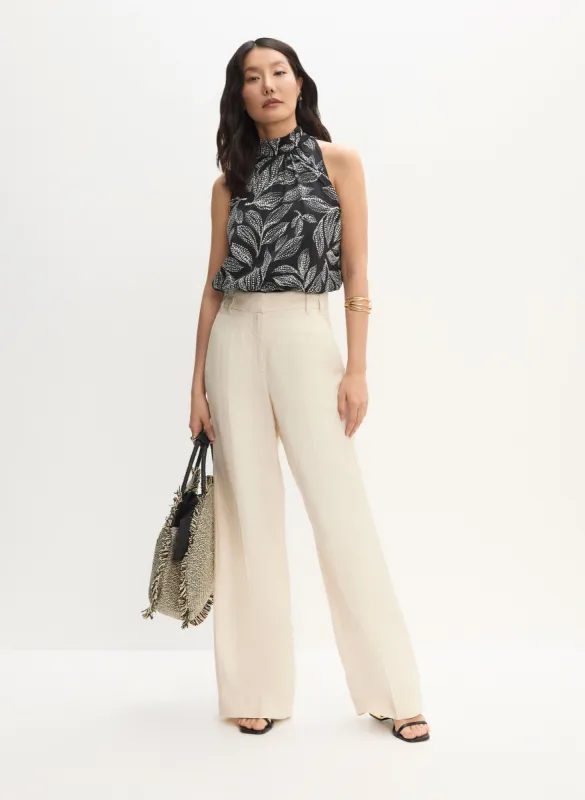 Leaf Print Top & Wide Leg Pants sold by Melanie Lyne
