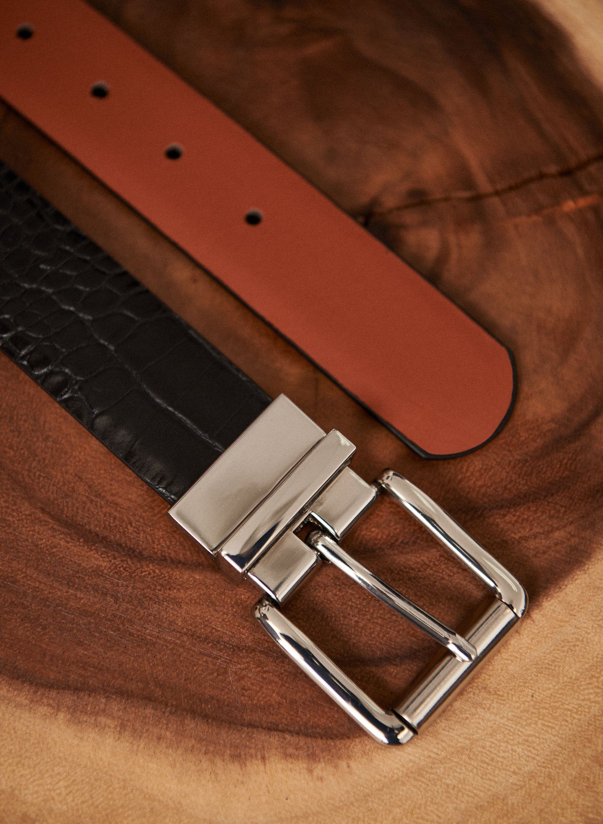 Two Tone Reversible Belt sold by Melanie Lyne product image thumbnail 2