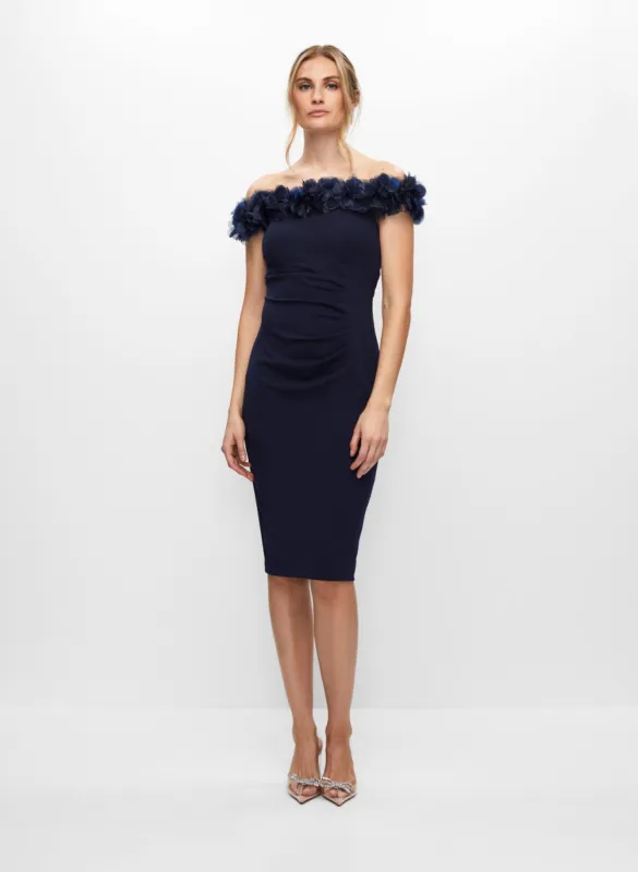 Off-the-Shoulder Rosette Dress sold by Melanie Lyne