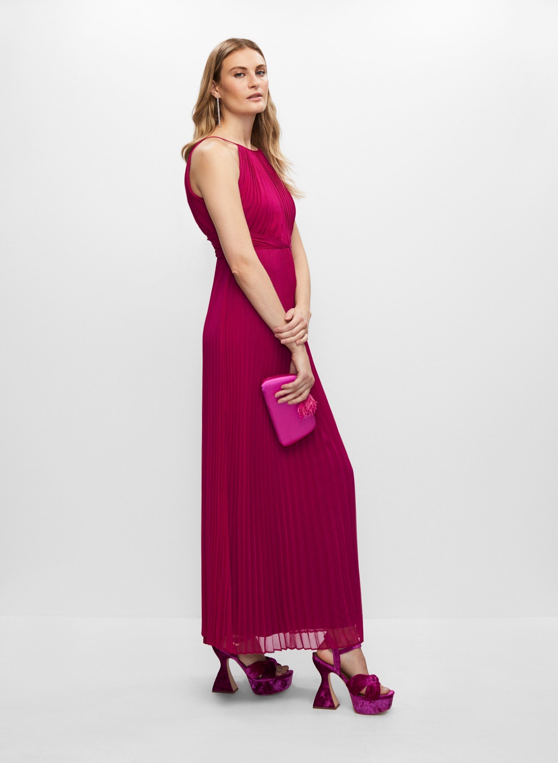 Pleated Halter Neck Dress sold by Melanie Lyne product image thumbnail 3