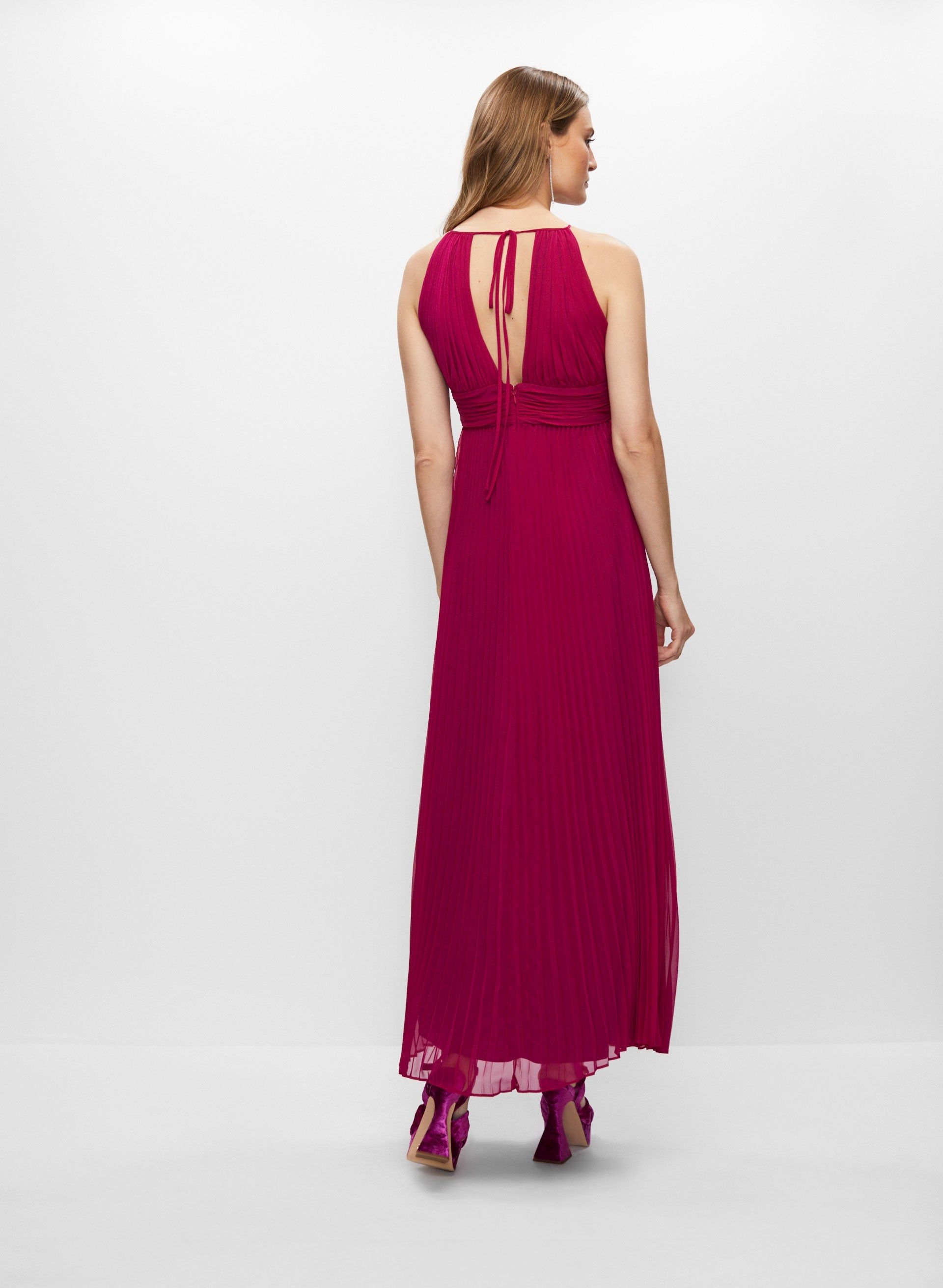 Pleated Halter Neck Dress sold by Melanie Lyne product image thumbnail 4