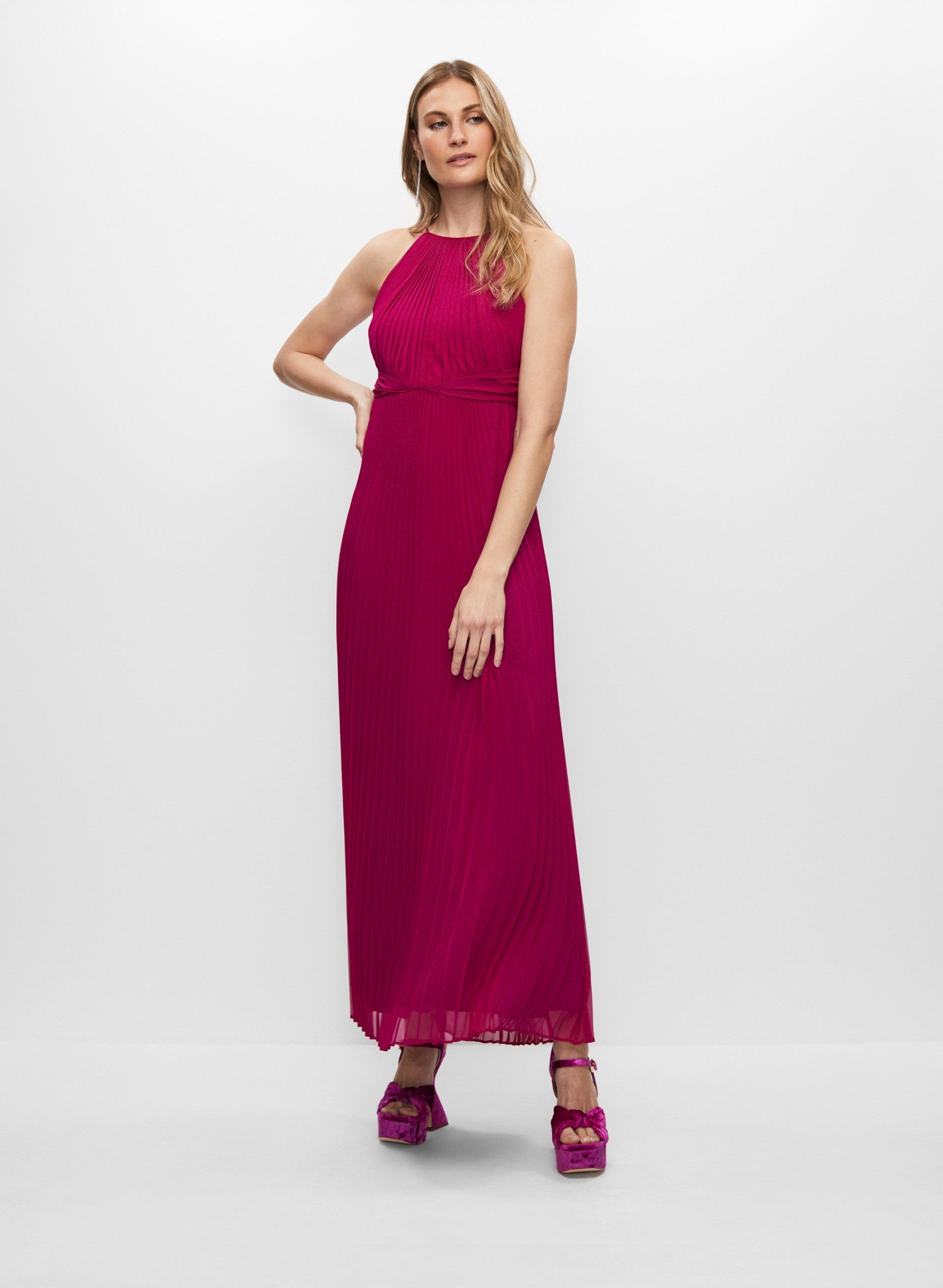 Pleated Halter Neck Dress sold by Melanie Lyne