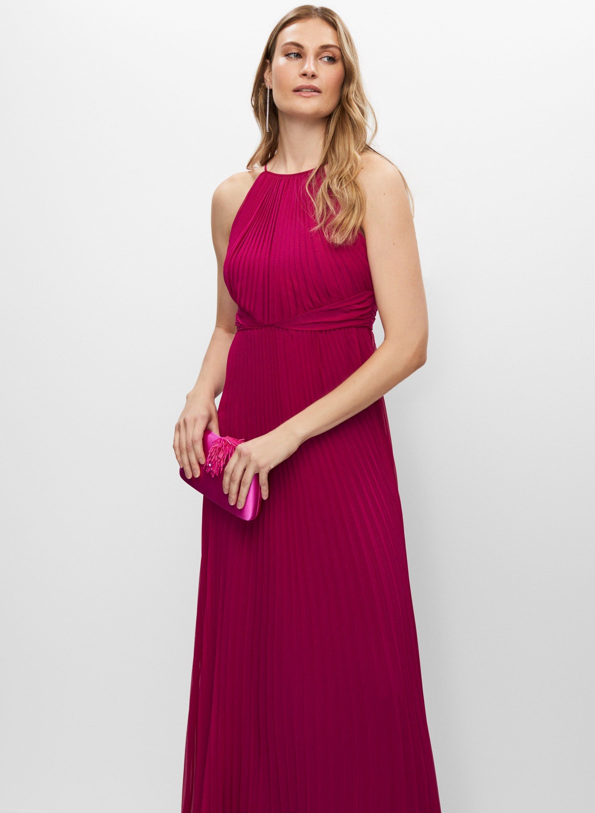 Pleated Halter Neck Dress sold by Melanie Lyne product image thumbnail 5