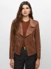 Vex - Eyelet Detail Faux Suede Jacket sold by Melanie Lyne