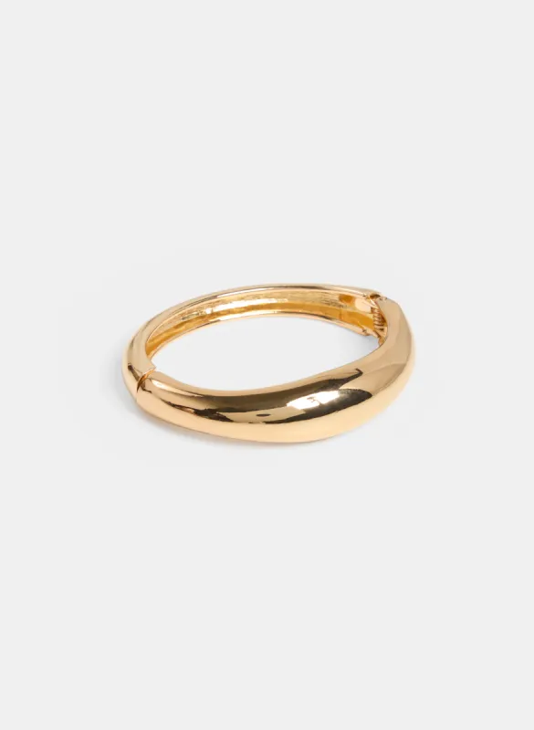Waved Hinge Bangle sold by Melanie Lyne