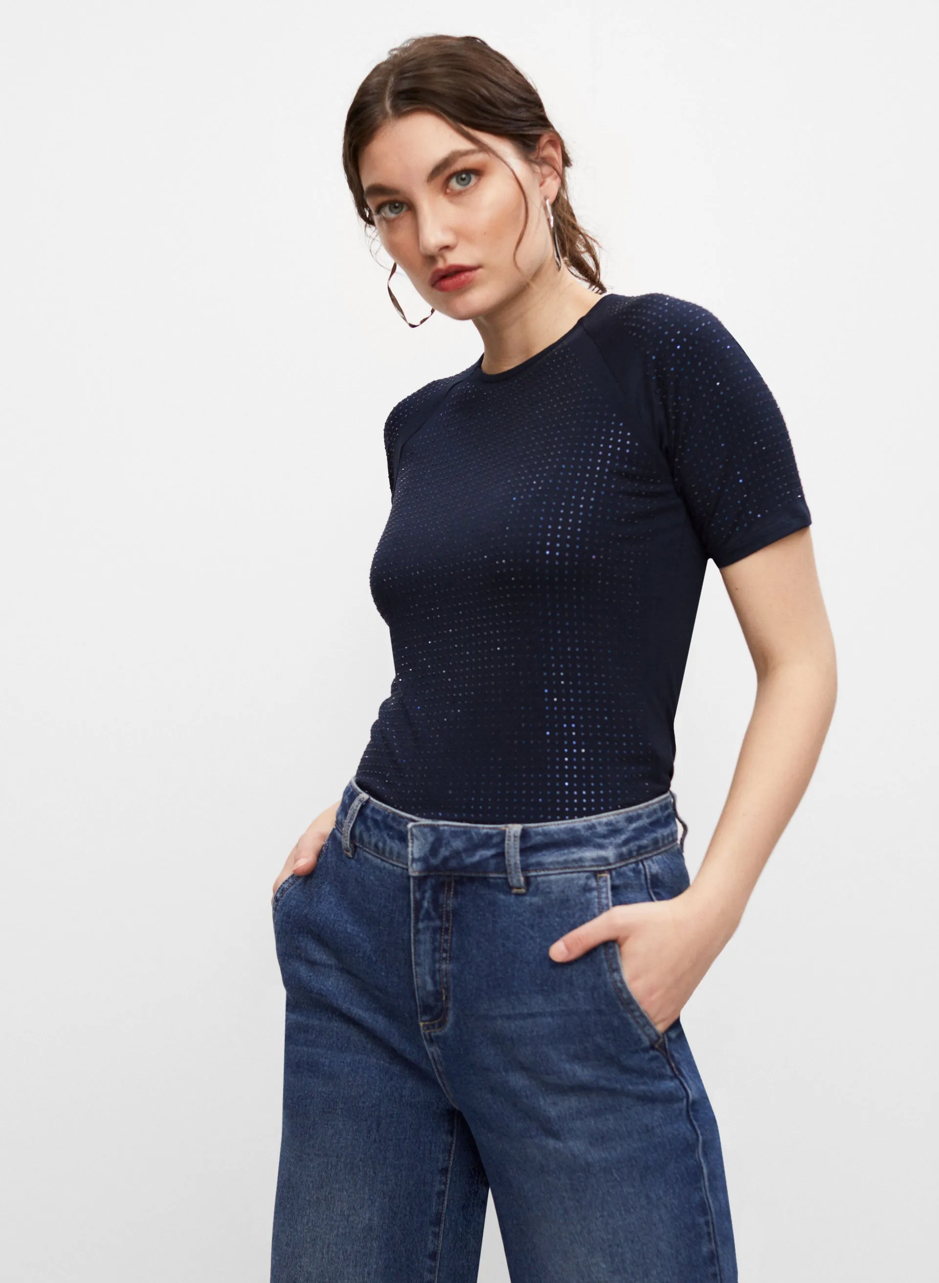 Studded Short Sleeve Tee sold by Melanie Lyne