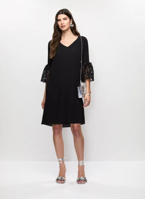 Joseph Ribkoff - Lace Bell Sleeve Dress sold by Melanie Lyne