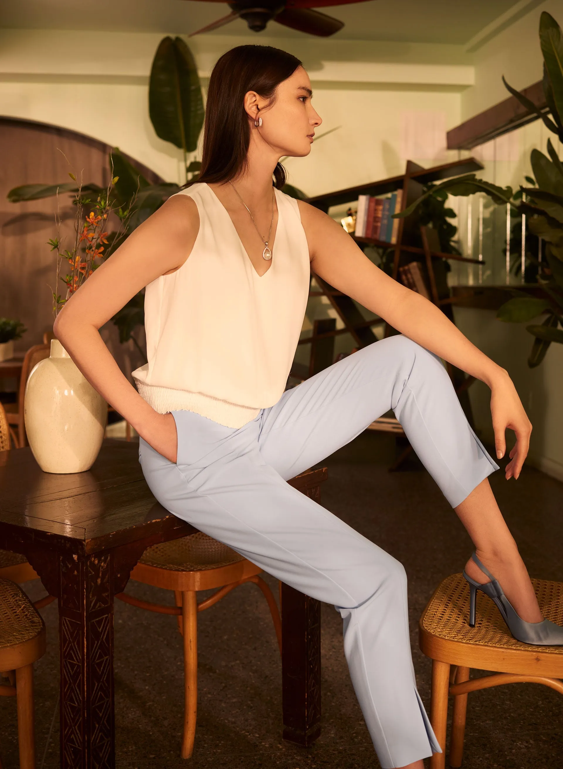 Giselle Slim Leg Pants sold by Melanie Lyne