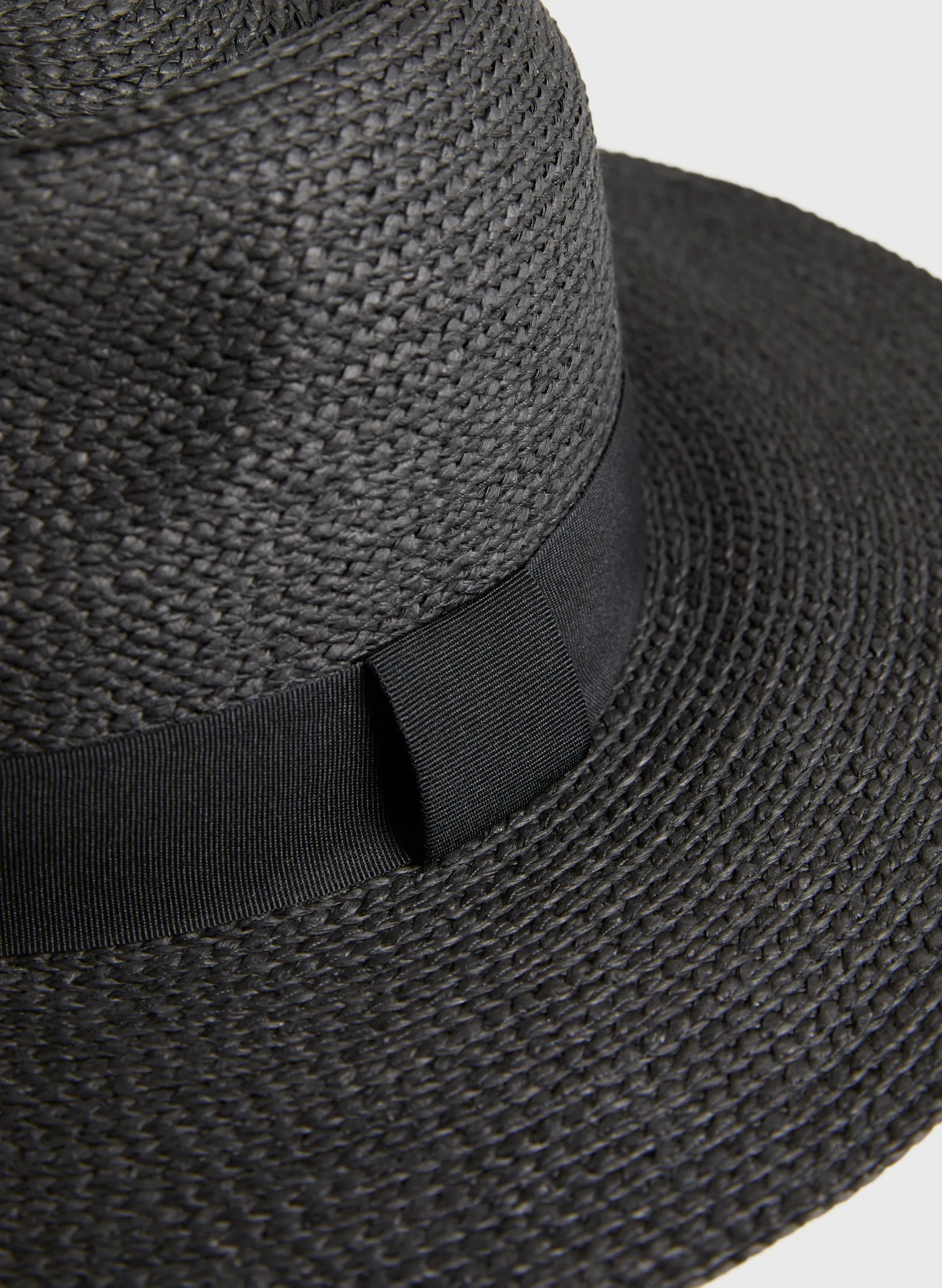 Ribbon Trim Straw Hat sold by Melanie Lyne product image thumbnail 2