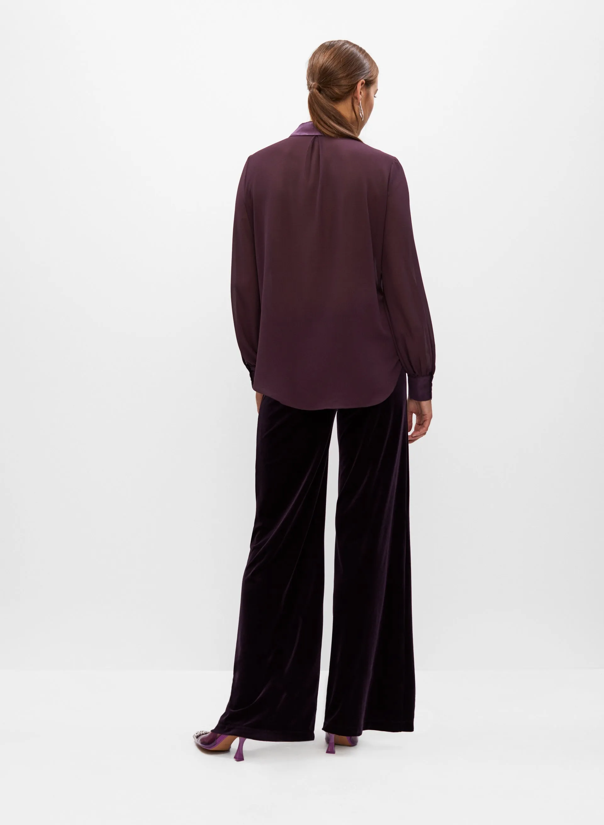 Sequin Detail Chiffon Blouse sold by Melanie Lyne product image thumbnail 4