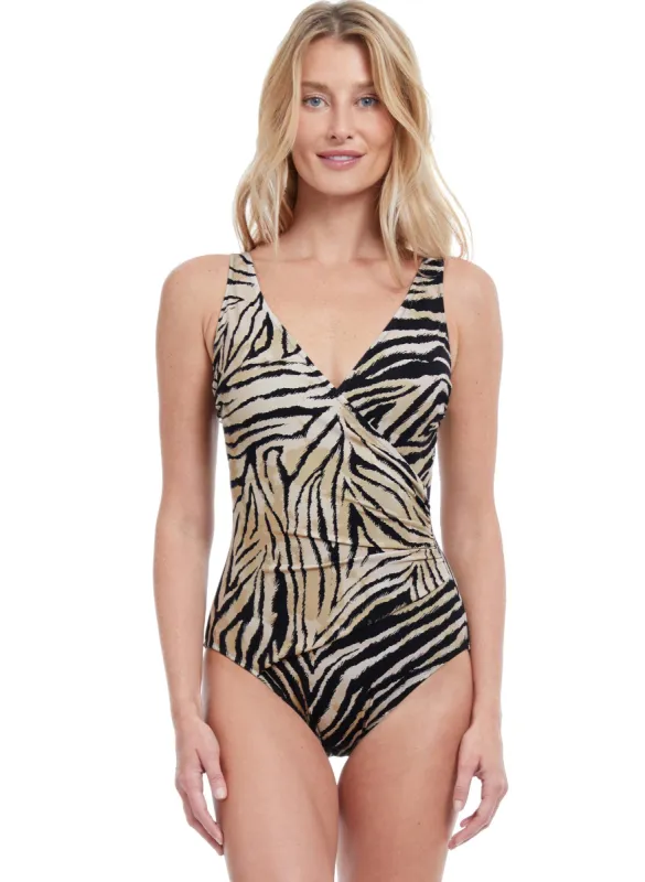 Profile by Gottex - Animal Print Swimsuit sold by Melanie Lyne