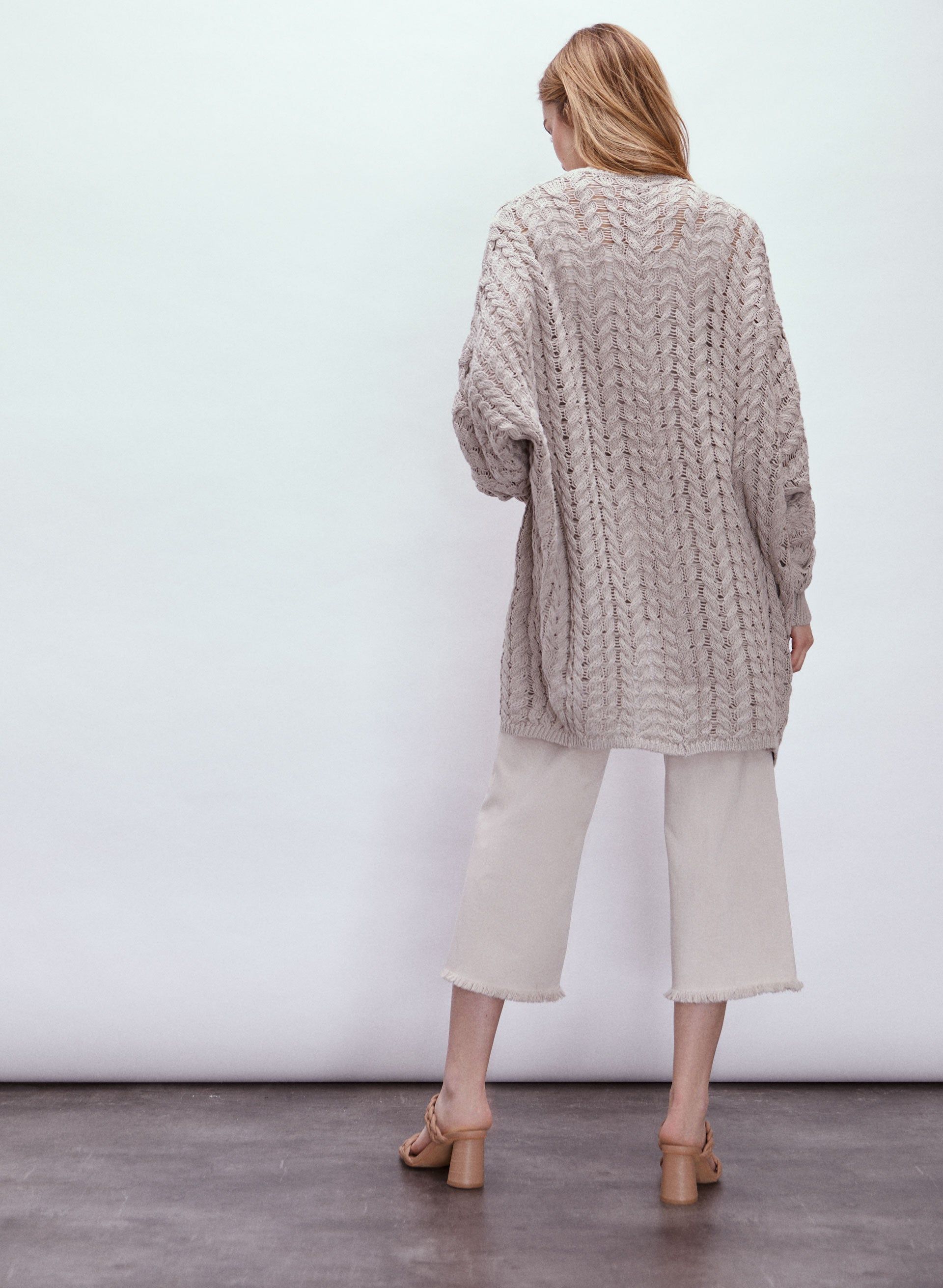 Cable Knit Cardigan sold by Melanie Lyne product image thumbnail 4