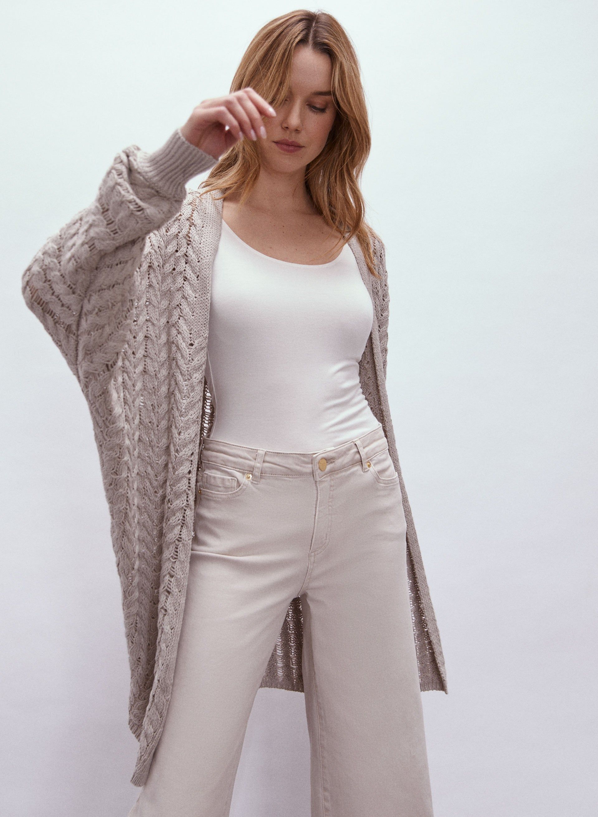 Cable Knit Cardigan sold by Melanie Lyne