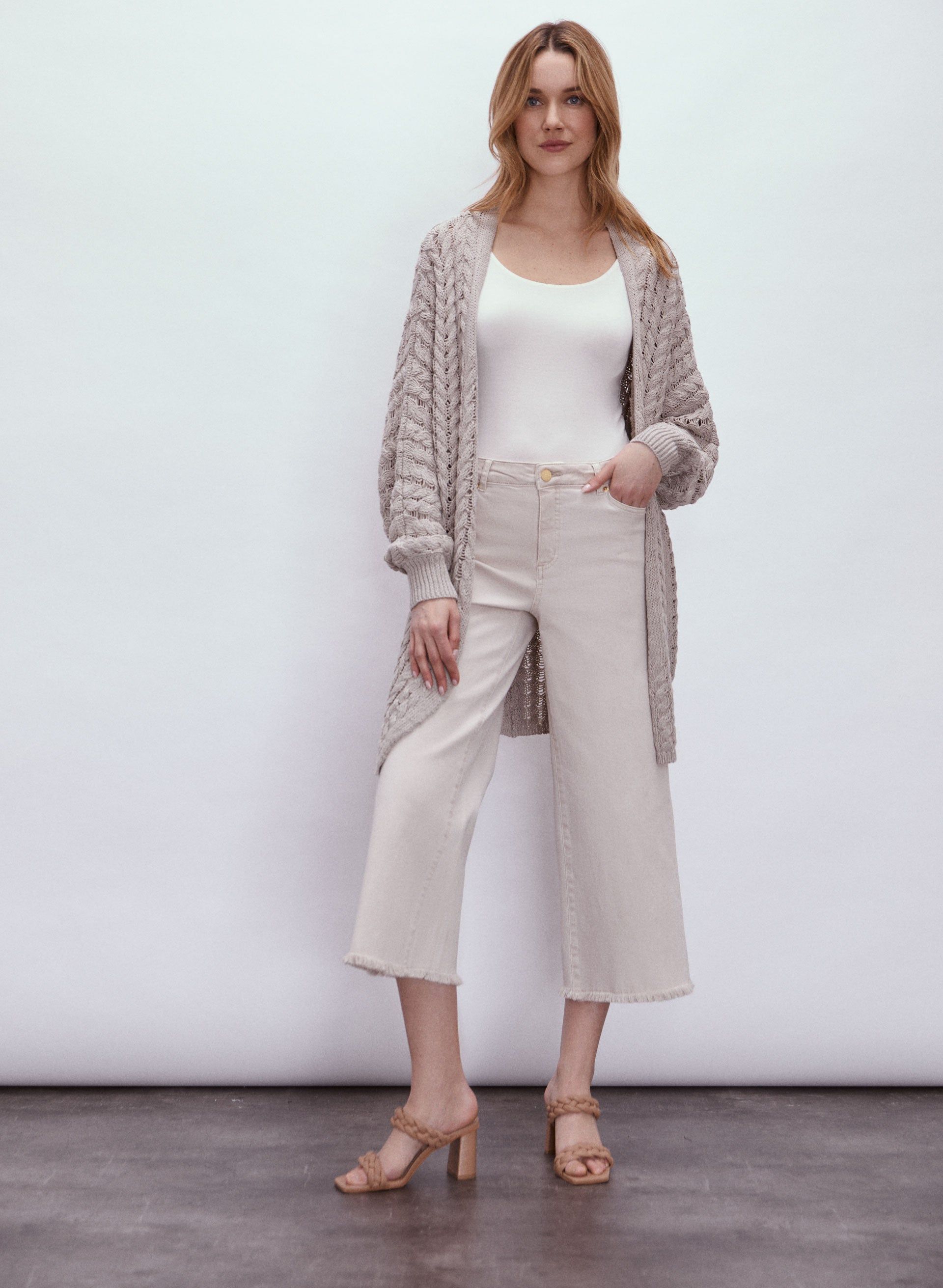 Cable Knit Cardigan sold by Melanie Lyne product image thumbnail 3