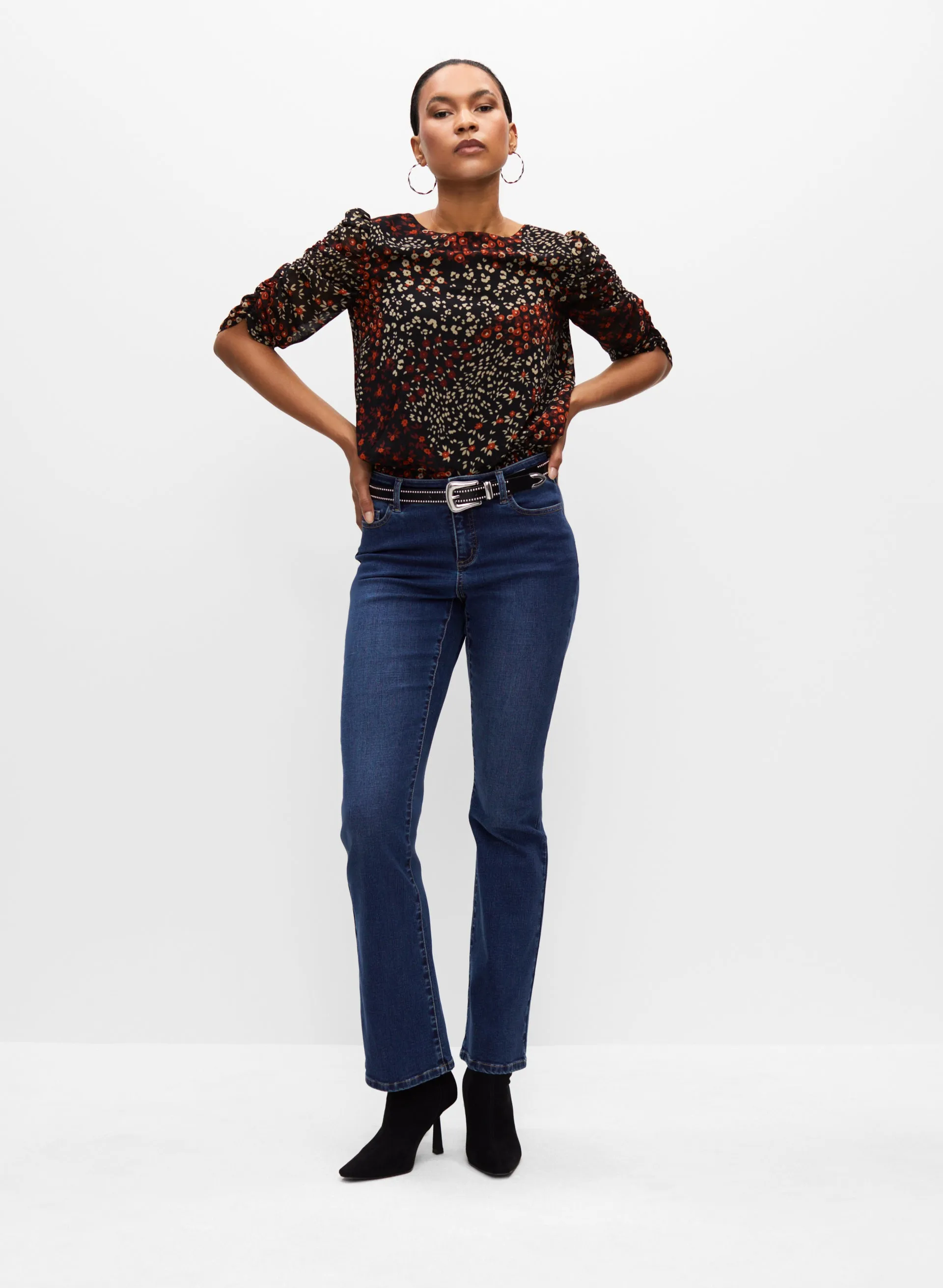 Floral Print Blouse sold by Melanie Lyne product image thumbnail 3