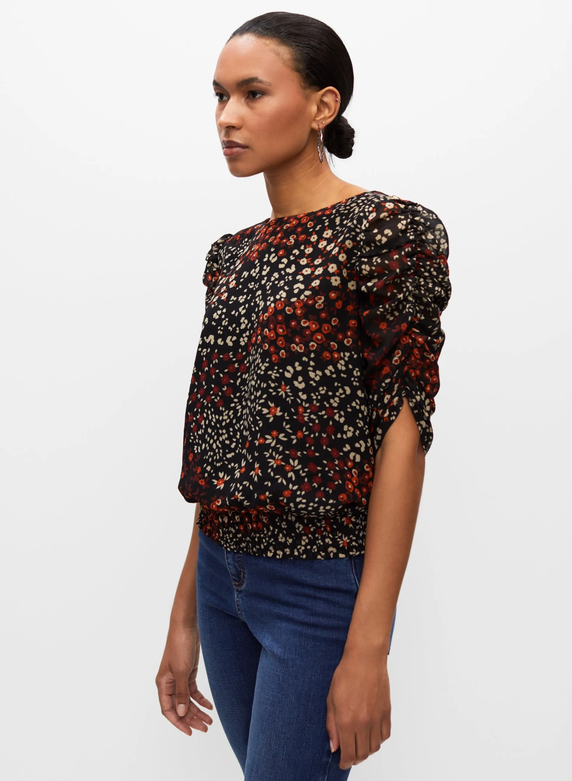Floral Print Blouse sold by Melanie Lyne product image thumbnail 2