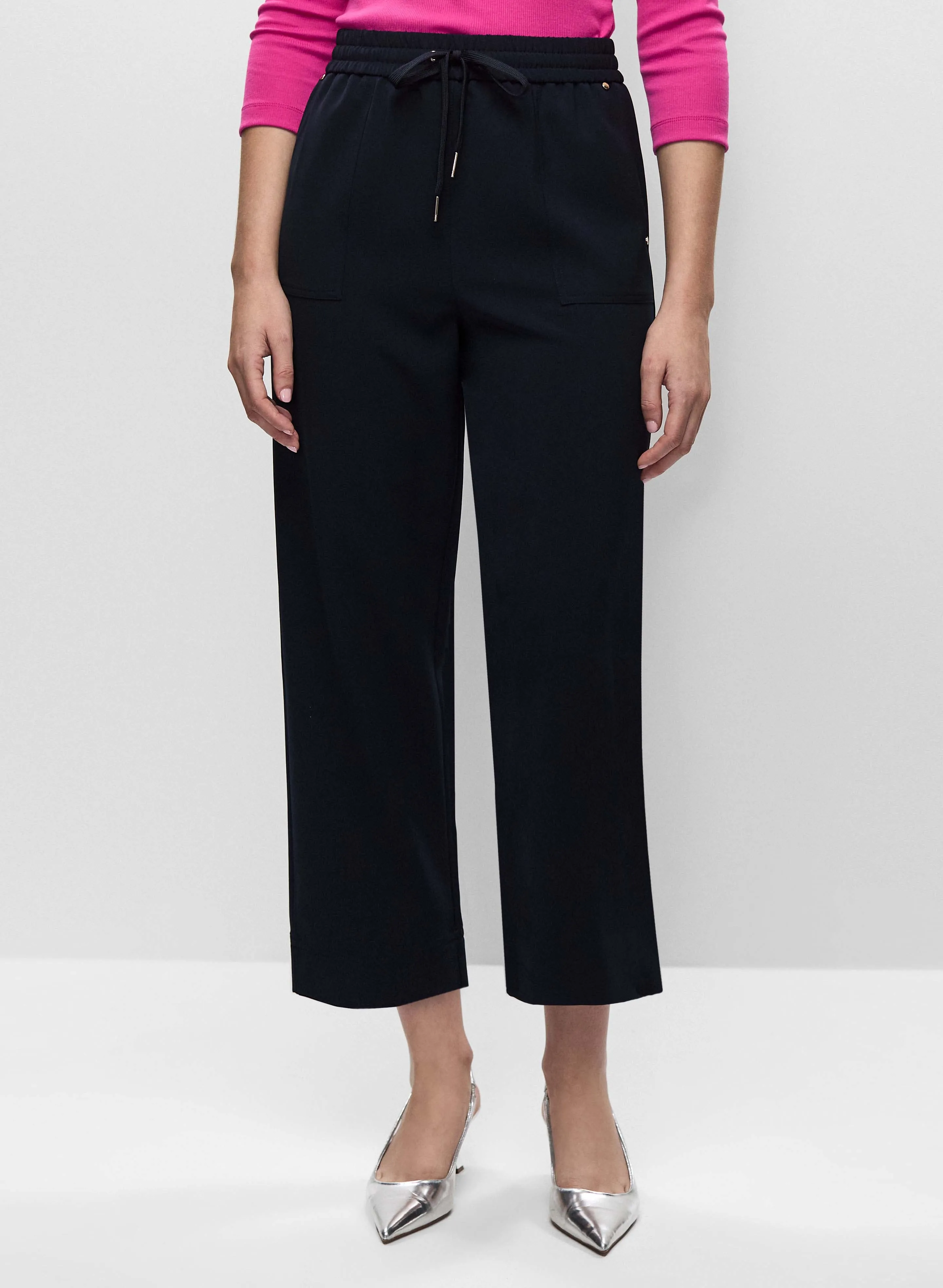 Drawstring Waist Pull-On Capris sold by Melanie Lyne