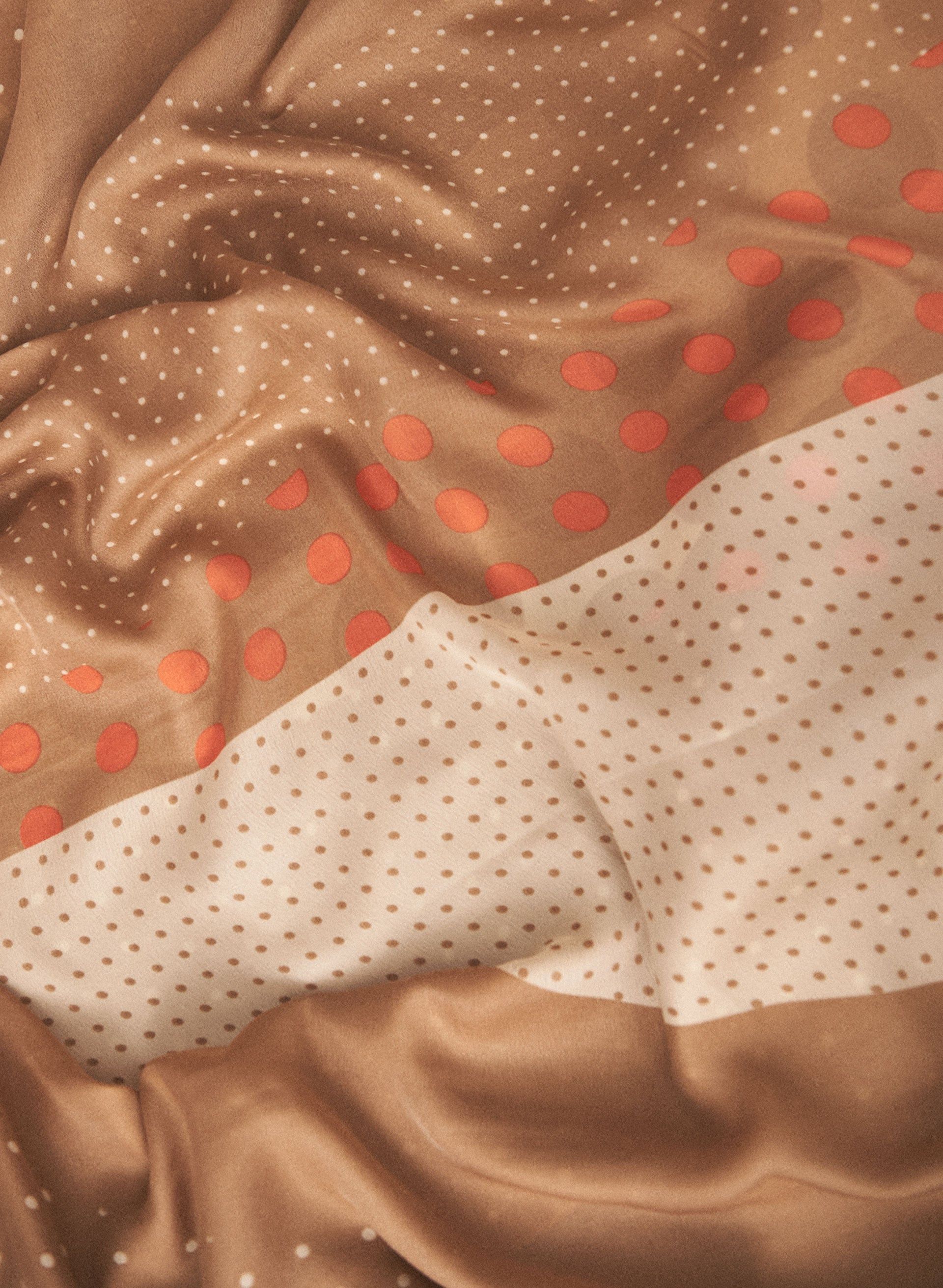 Abstract Dot Print Scarf sold by Melanie Lyne product image thumbnail 2