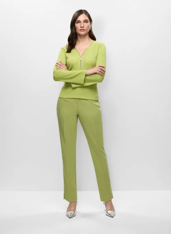 V-Neck Zip Detail Top & Slim Leg Pants sold by Melanie Lyne
