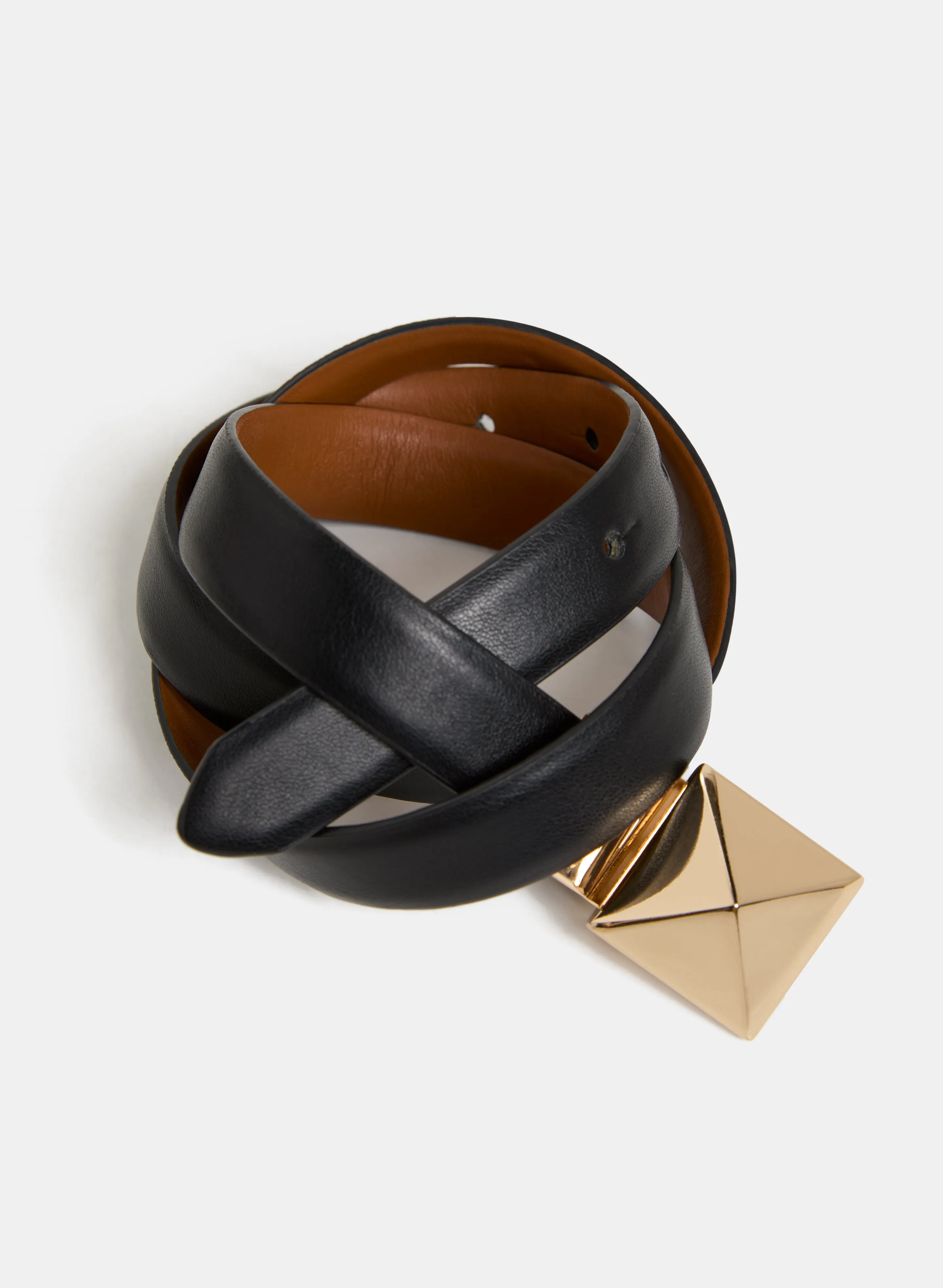 Reversible Pyramid Buckle Belt sold by Melanie Lyne product image thumbnail 2