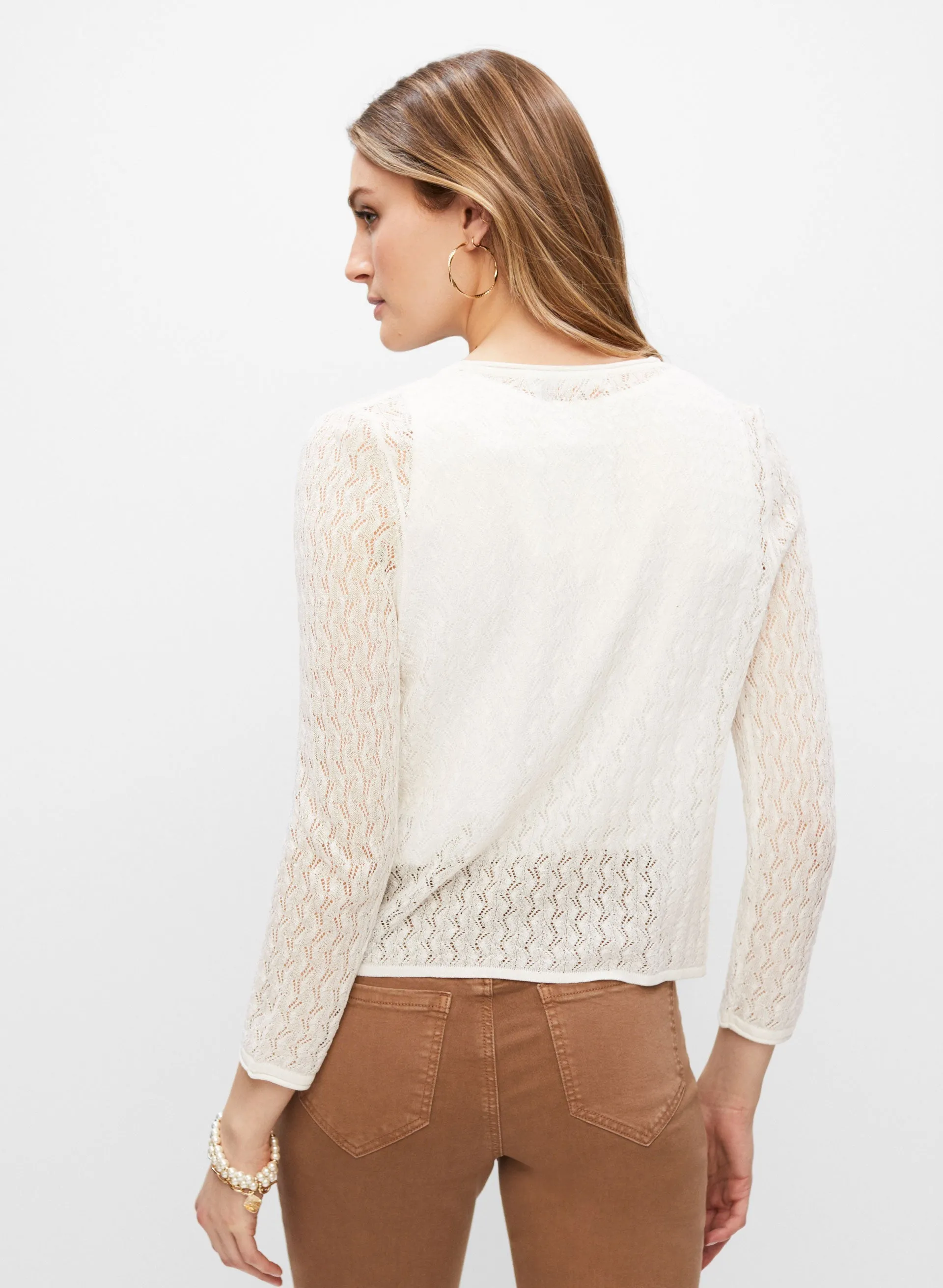 Open Front Knit Cardigan sold by Melanie Lyne product image thumbnail 4