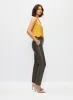 Vegan Leather Straight Leg Pants sold by Melanie Lyne