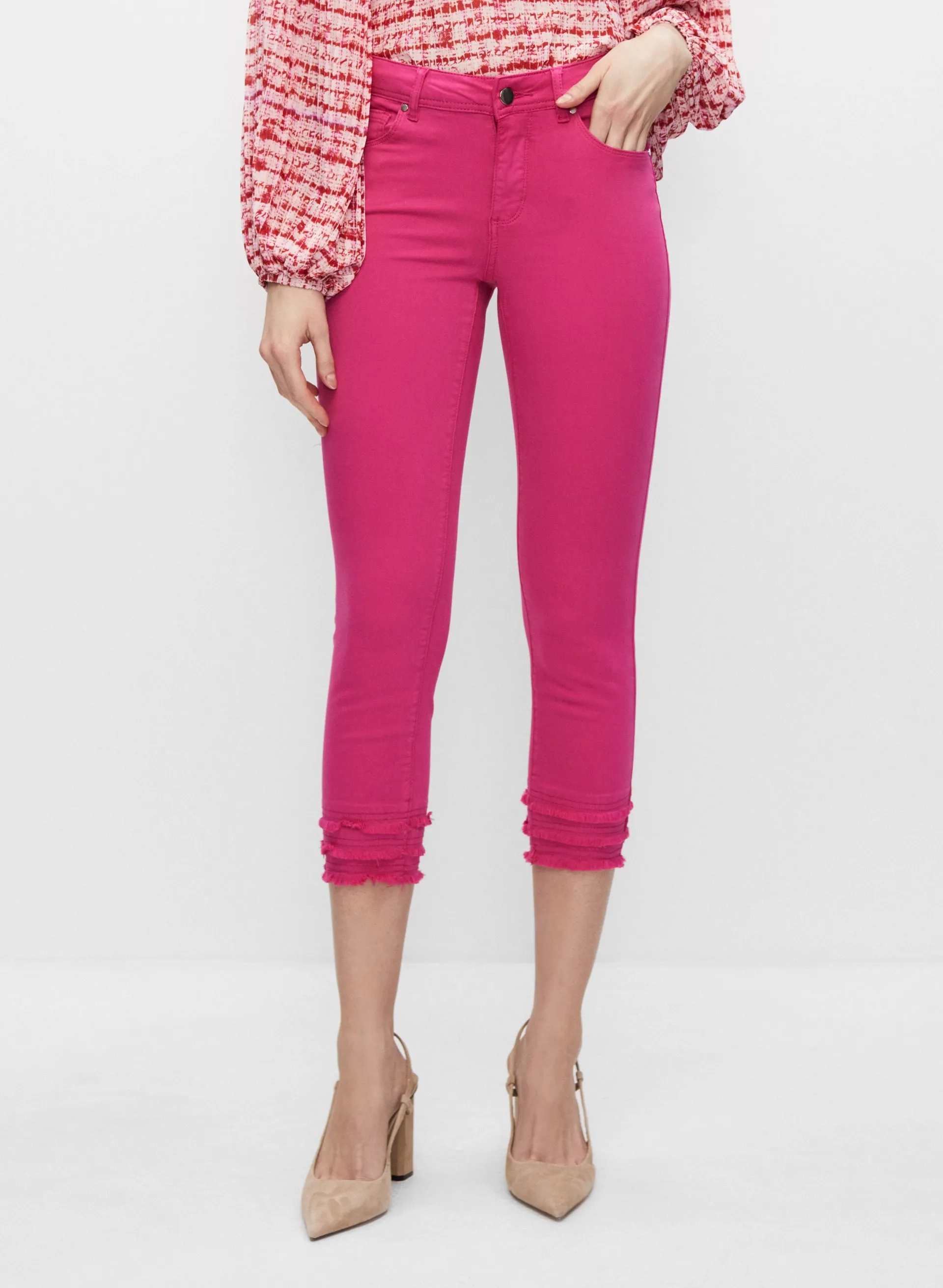 Frank Lyman - Ruffle Hem Jeans sold by Melanie Lyne
