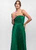 Strapless Satin Plisse Dress sold by Melanie Lyne